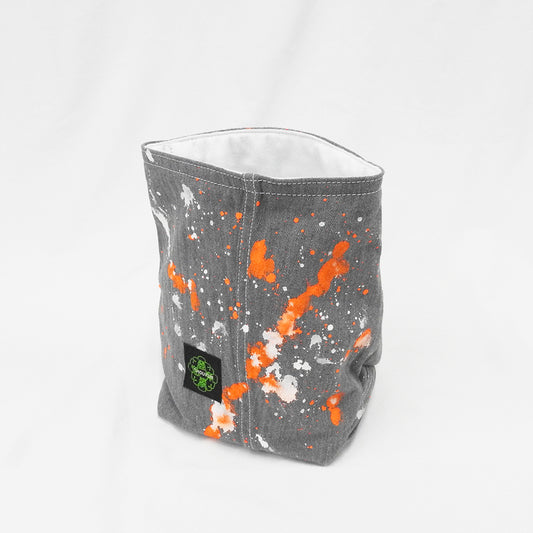 THOUFUN ×CXM　チョークバケット【PORTE】　グレーへリンボン ×オレンジ