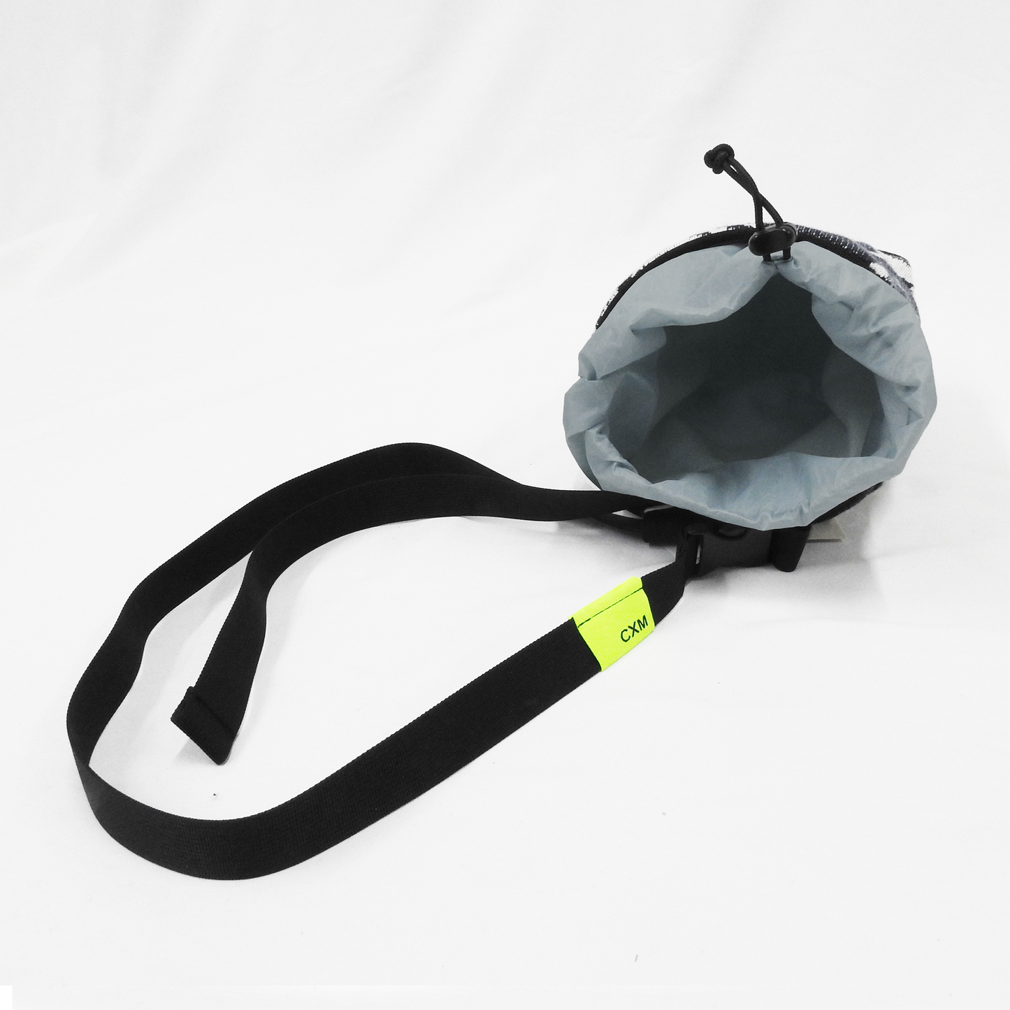 THOUFUN ×CXM Chalk bag with belt 【LAPOCHE】　ネイビーパームJQ×グレー